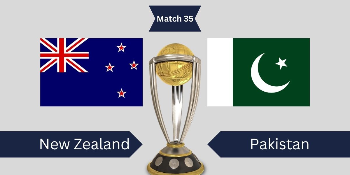 New Zealand vs Pakistan: ICC World Cup 2023
